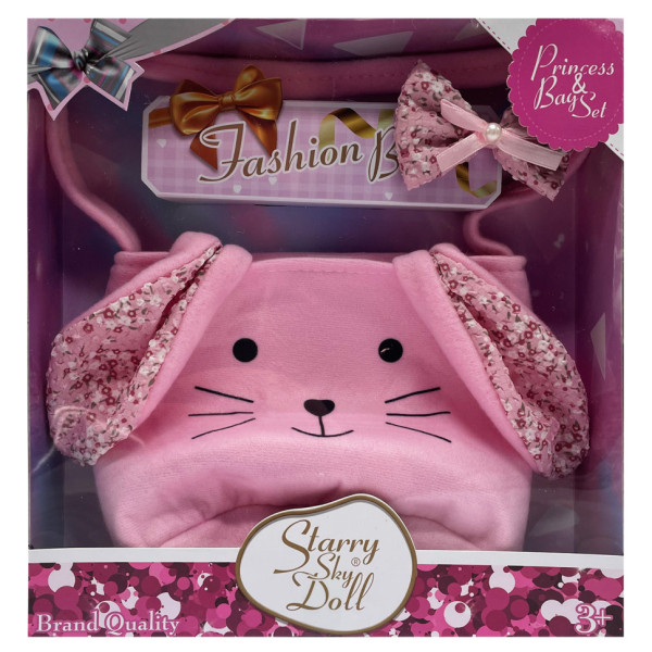 Дитяча сумочка "Зайчик" SK090D вушка, довга ручка, 1 відділення-липучка (SK090D)