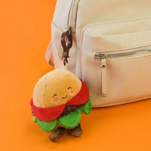 М'яка іграшка-брелок "Гамбургер" Plush and Co PLC25084, 7 см (PLC25084)