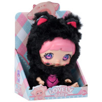 Дитяча м'яка іграшка-брелок "Lovely Baby" 6053a(Black)  (6053a(Black))