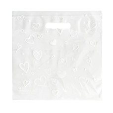 Пакет банан 30х30см 60мкм LDPE прозорий "White hearts" (100шт/уп|500шт/ящ) CHP041(CHP041)