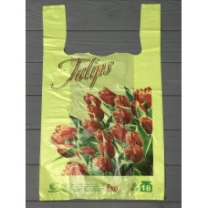 Пакет "Майка" с надписью Tulips