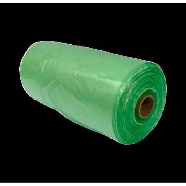 Пакет майка МЕГА РУЛОН 26х45см 12мкм зелений 500шт (500/6) С69(С69)
