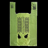Пакет майка 28х48 см 20мкм HDPE зелений "LOVE UA" (50шт/уп|1000шт/ящ) СHP070(CHP070)