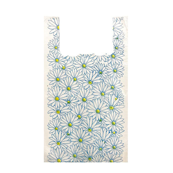 Пакет майка 26х43 20мкм (18кг) Ромашка (100шт)