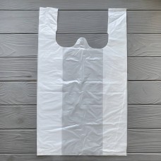 Пакет майка 30х50 см біла CHI (100шт/уп|20уп/міш)