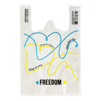 Пакет майка  28х48см 51мкм LDPE прозорий "FREEDOM" (50шт/уп|500шт/ящ) СHP051(СHP051)