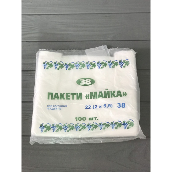 Пакет майка 22/38 белый
