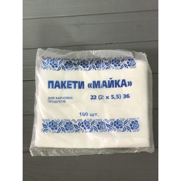 Пакет майка 22/36 "Роза"
