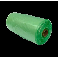 Пакет майка 22х45см в рулоні 10мкм зелений (200шт/рул) С46(С46)