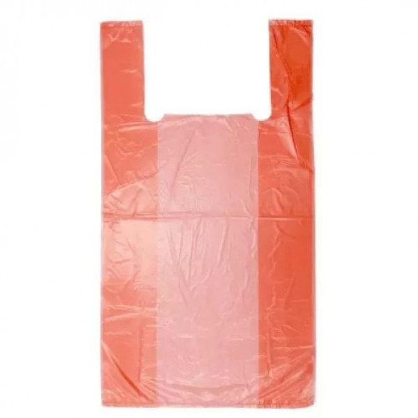 Пакет "Майка" 16х30 без рисунка в блоке
