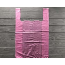 Пакет майка "розовая" 37х58 см