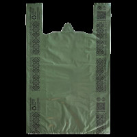 Пакет майка 34х57см 51мкм MDPE зелений "LOVE UA" (50шт/уп|500шт/ящ) СHP065(СHP065)