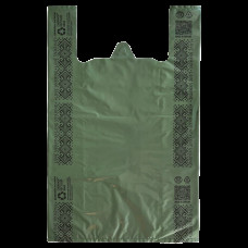 Пакет майка 34х57см 51мкм MDPE зелений "LOVE UA" (50шт/уп|500шт/ящ) СHP065(СHP065)