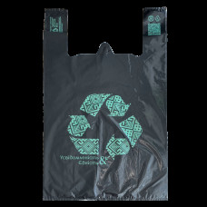 Пакет майка 40х69см 51мкм LDPE чорний "LOVE UA" (50шт/уп|500шт/ящ) СHP068(СHP068)