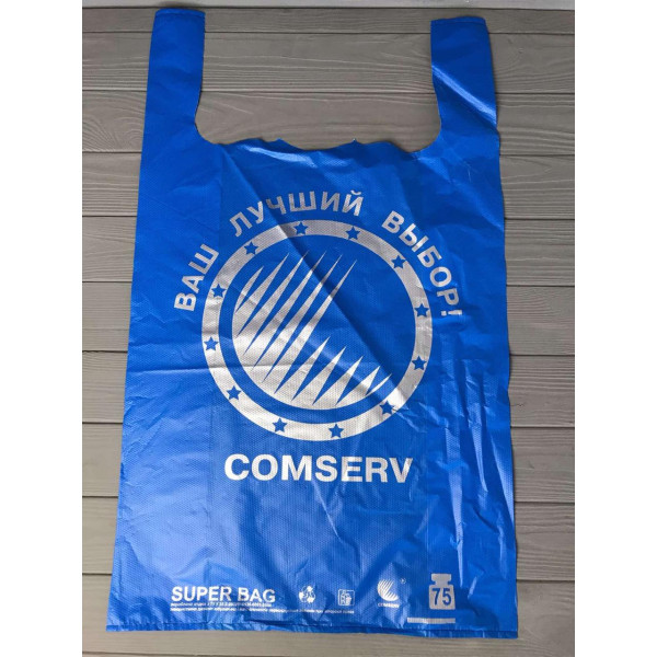 Пакет "Майка" синій