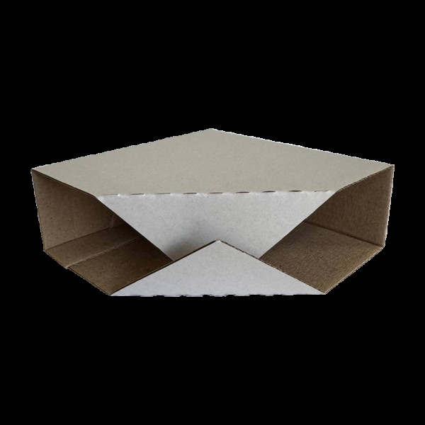 Гофрокартонний куточок білий 114х114х40 мм ГКБ1(ГКБ1)