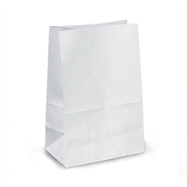 Пакет з дном білий 202Ф 175х110х280 мм (200шт)