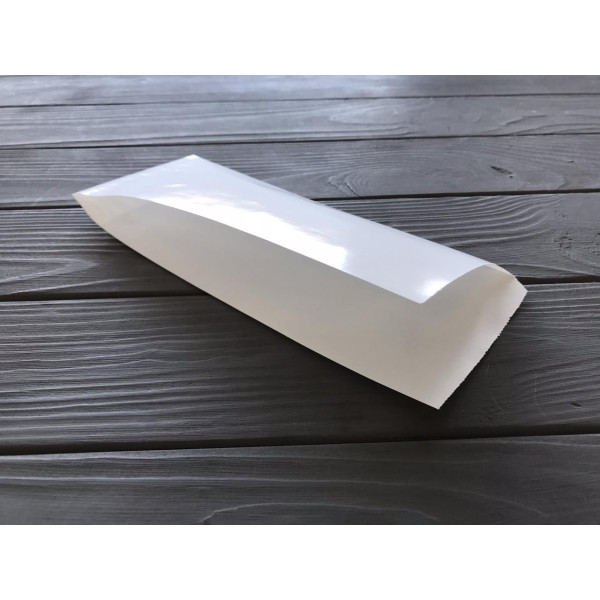 Куточок білий 230х100 мм (середньої жиростійкості) 65гр/м2 110Ф