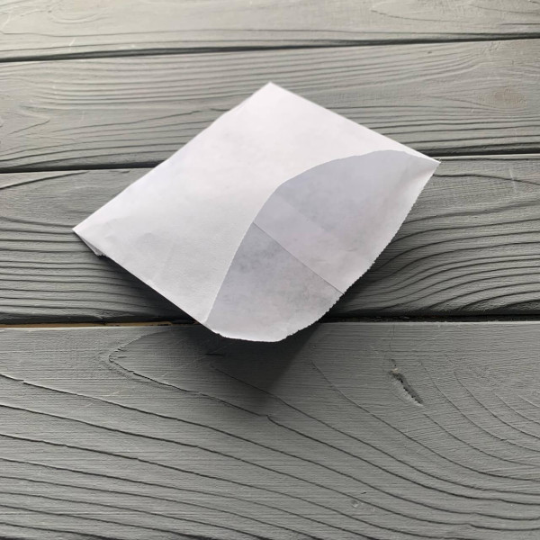 Пакет саше белый 115х120х0 мм 193Ф
