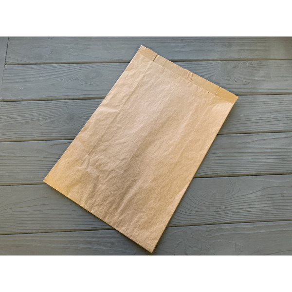 Пакет саше коричневий 340х220х80 мм 40гр/м2 42Ф