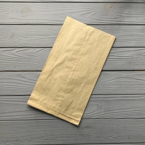 Пакет крафтовый саше 340х180х50 мм. 70гр/м2 188Ф (максимальная жиростойкость)