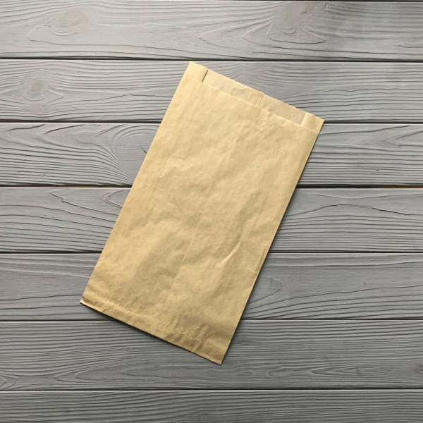 Пакет крафтовый саше 340х180х50 мм. 70гр/м2 188Ф (максимальная жиростойкость)