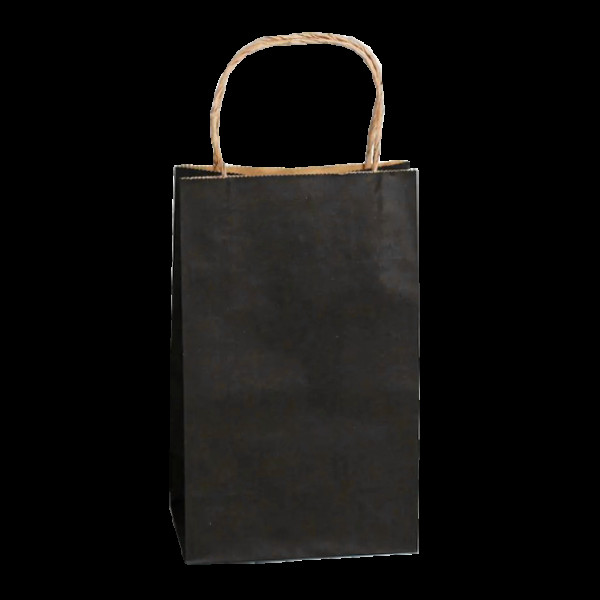 Пакет дно-ручки чорний/бурий 150х90х360 80г/м2 (50шт/уп|250шт/ящ) 955Ф