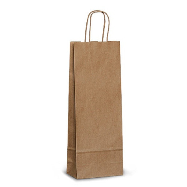 Пакет бурий для пляшки вина,36.1002 150х90х400