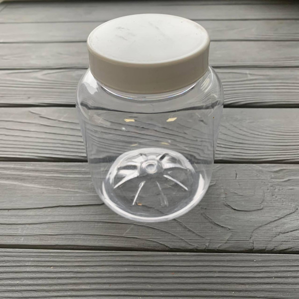 Банка ПЭТ 500 мл 63мм с крышкой (круглая) 100шт Арт.Pban500Kr