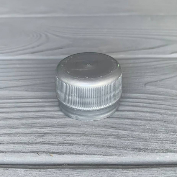 Кришка ПЕТ срібна (28мм)