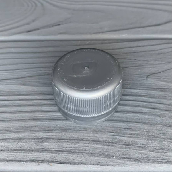 Кришка ПЕТ срібна (28мм)