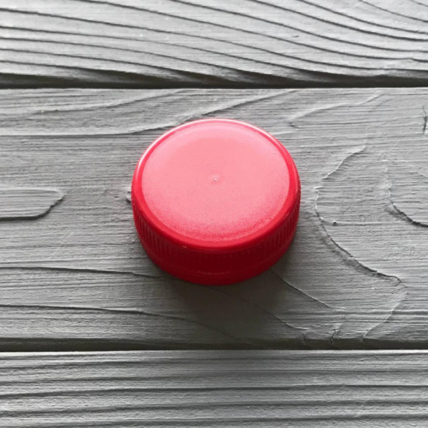 Кришка ПЕТ червона (38мм) (3300шт/ящ)