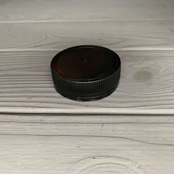 Крышка ПЭТ черная (48мм)
