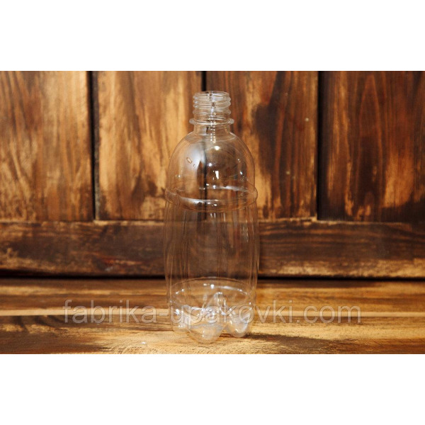 Бутылка ПЭТ бочонок 0.5 л. (прозрачный) (200шт)
