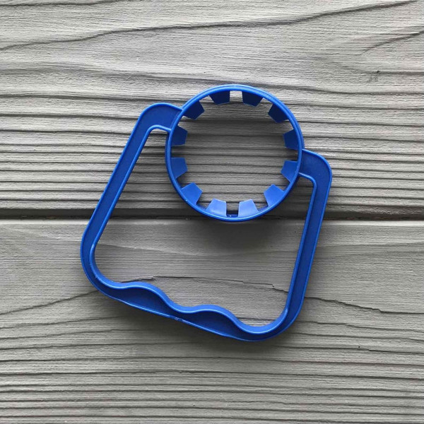 Ручка для ПЭТ бутылки синяя 28мм (2500шт/ящ)
