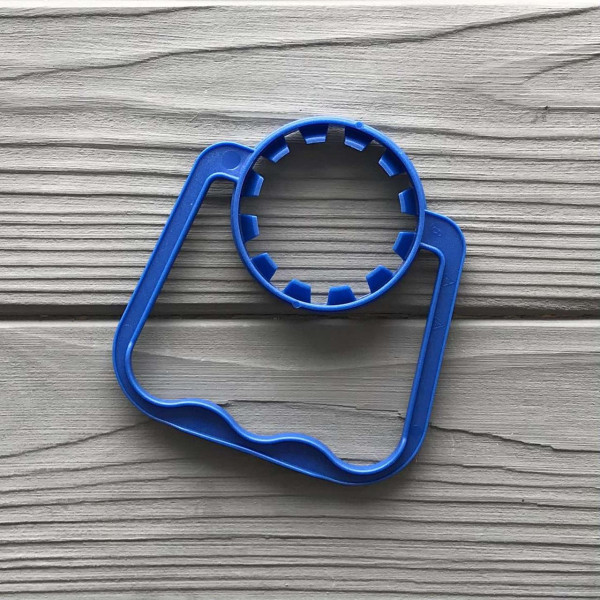 Ручка для ПЭТ бутылки синяя 28мм (2500шт/ящ)
