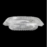 Контейнер з кришкою прозорий PET 350мл 160х133х37мм (525шт/ящ) IT 7350(IT 7350)