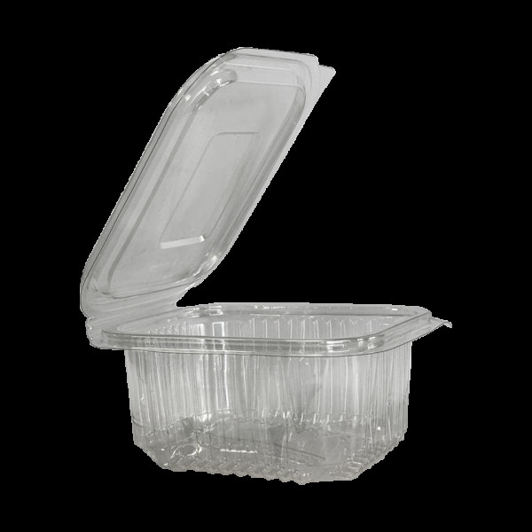 Контейнер PET з плоскою кришкою 375мл 125х107х53мм. (100/1000) LF5028D(LF5028D)