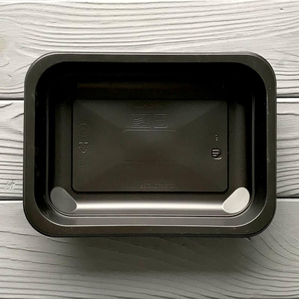 Контейнер односекционный PP 187x137x36 черный (600шт/ящ)