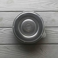 Супник (салатник) черный с крышкой 350мл RB-350 (400шт/ящ)
