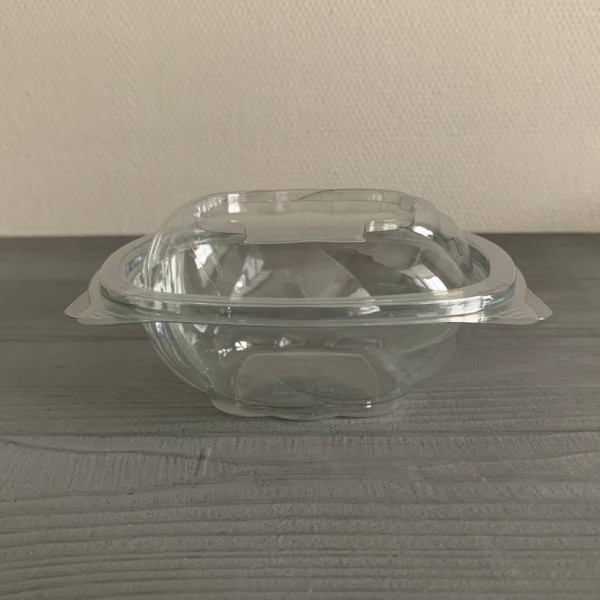 Салатник с крышкой прозрачный 250 мл (600шт/ящ) IT-5250