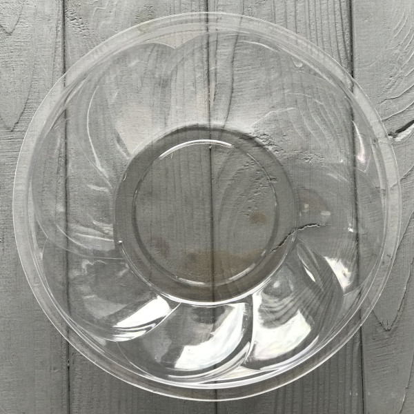 Салатник с крышкой 850 мл (прозрачный низ, прозрачный верх) 850P