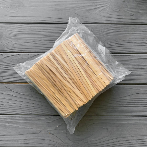 Деревянная мешалка Premium 140*5*1 (1000шт/уп|10уп/ящ)