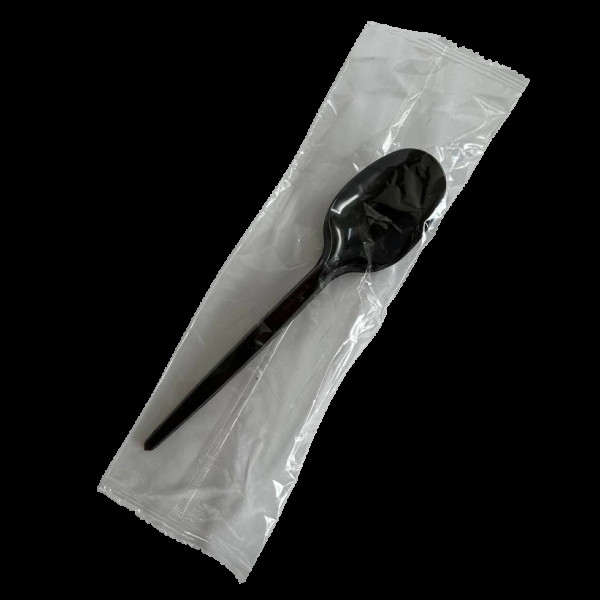 Ложка в інд.уп. STANDART чорна (100шт/уп|1000шт/ящ)(НАП6)