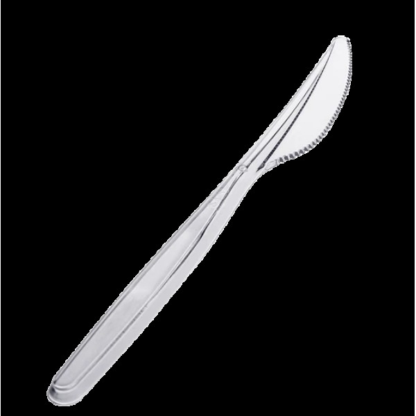 Ніж преміум 180мм PS прозорий (100шт|уп/20уп|ящ) АП21(АП21)