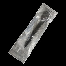 Набір одноразових столових приладів Люкс чорний (виделка) НАП11(НАП11)