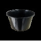 Супник з кришкою круглий чорний ⌀120мм 500мл (50шт/уп|500шт) NSB500(NSB500)
