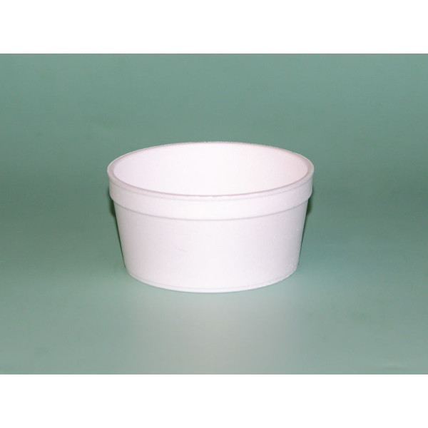 Супник зі спіненого полістиролу з кришкою, 240 мл