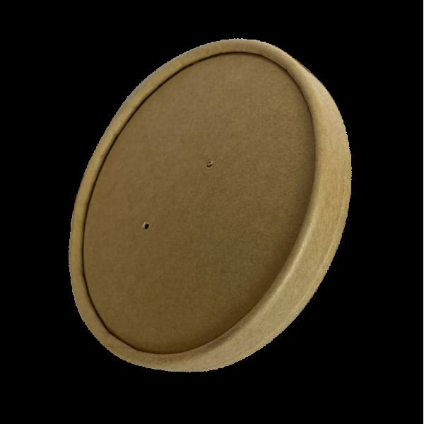 Кришка крафт до супника 580мл D-115мм (25шт/уп|500шт/ящ) HD115KRK