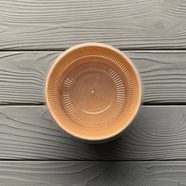 Супник с крышкой крафт 450 мл (500шт/ящ)
